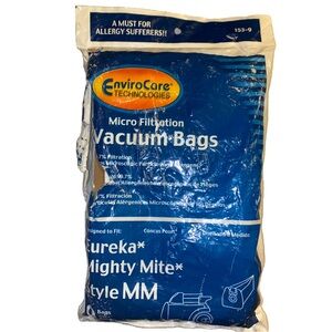 Envirocare Technologies Vacuum Cleaner Bags for Eureka Mighty Mite 153-9, 9PCS
